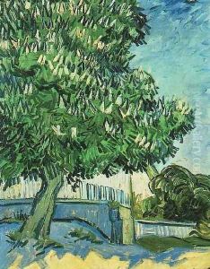 Chestnut Tree In Blossom