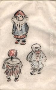 Drei Berliner Goren by Heinrich Zille