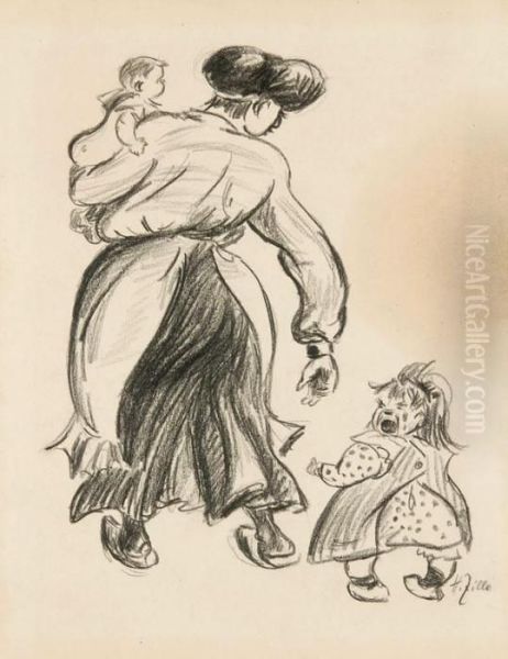Mutter Mit Zweikindern - view 1