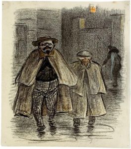 Im Scheunenviertel by Heinrich Zille