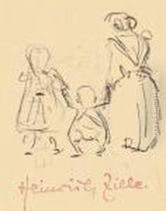 Frau Mit Zwei Kindern