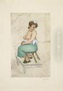 Das Modell by Heinrich Zille