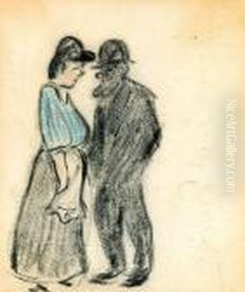 Mann Und Frau Im Gesprach - view 1