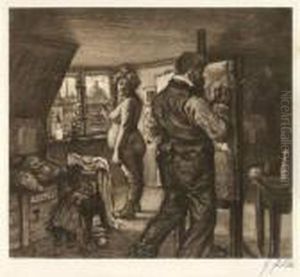 "der Fruhlingsmaler" by Heinrich Zille