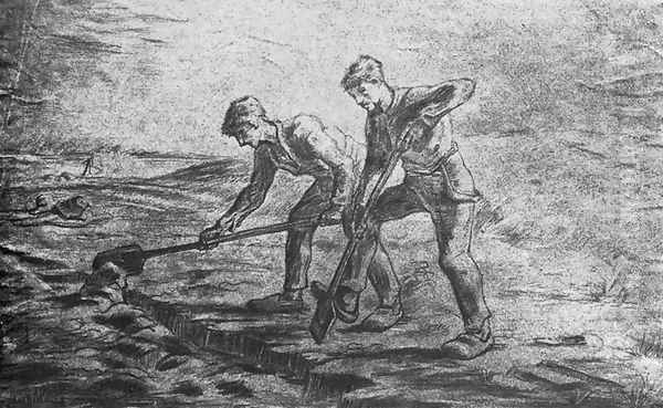 Ditchdiggers (after Millet) - view 1