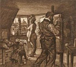 Der Fruhlingsmaler by Heinrich Zille