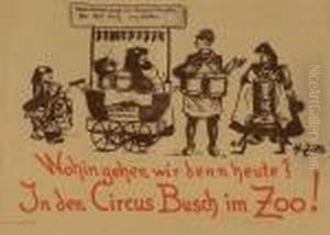 Zirkus Busch by Heinrich Zille