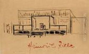 Studie Zum Abnormitatentheater by Heinrich Zille