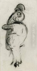 Ruckenansicht Eines Paares by Heinrich Zille