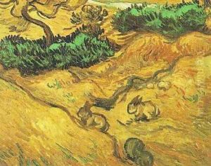 Field With Two Rabbits