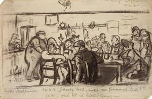 "in Der Kaschemme" by Heinrich Zille