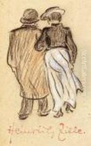 Paar Von Hinten by Heinrich Zille