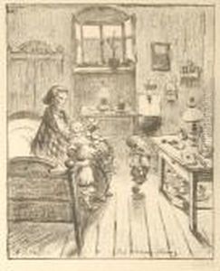 Das Eiserne Kreuz by Heinrich Zille
