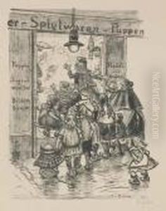 Komm, Karlineken, Komm! (r. 177-212) by Heinrich Zille