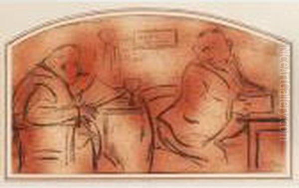 Zwei Herren Im Cafe (two Men In A Cafe) - view 1