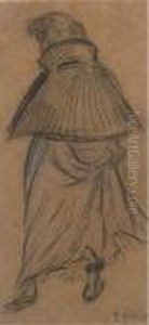 Frau Mit Cape