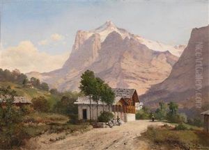 Tiroler Gebirgslandschaft by August Albert Zimmermann