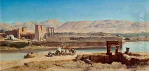 Der Isis-tempel Auf Der Insel Philae