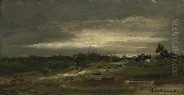 Tempest Mood. Signed Bottom Right: A. Zimmermann - view 1