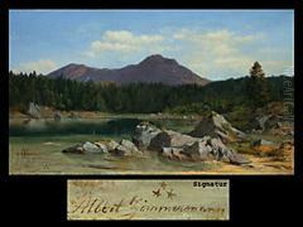 Landschaft Mit Gebirgssee - view 1