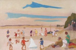 Jeux Sur La Plage, Baie De Somme