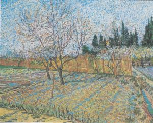 Orchard With Peach Trees In Blossom II by Vincent Van Gogh