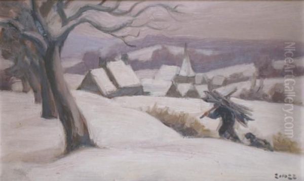 Village Sous La Neige - view 1