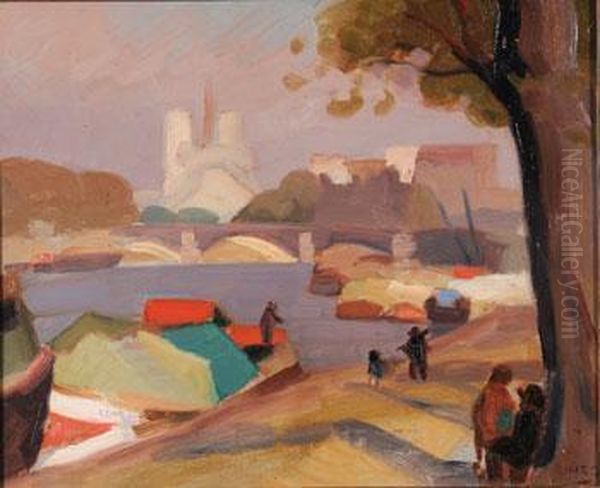 Les Quais De La Seine, Notre Dame - view 1
