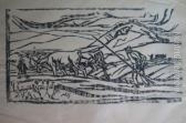 Scene De Labour En Auvergne - view 1