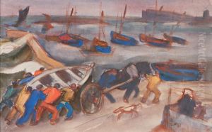 Sauvetage Dans La Manche by Jules Emile Zingg