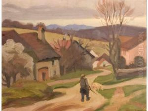 Paysage Anime D Un Homme Promenant Uncochon