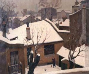 Emile "la Villa Brune A Paris" by Jules Emile Zingg