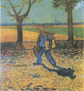 The Painter On His Way To Work by Vincent Van Gogh