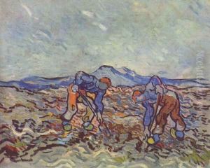 Paysans récoltant des patates 1890