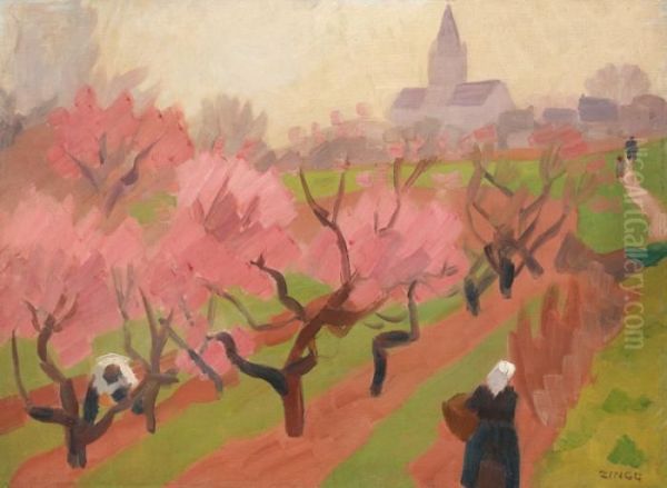 Les Pommiers En Fleurs - view 1