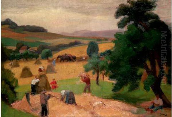 Les Foins Dans Le Vexin - view 1