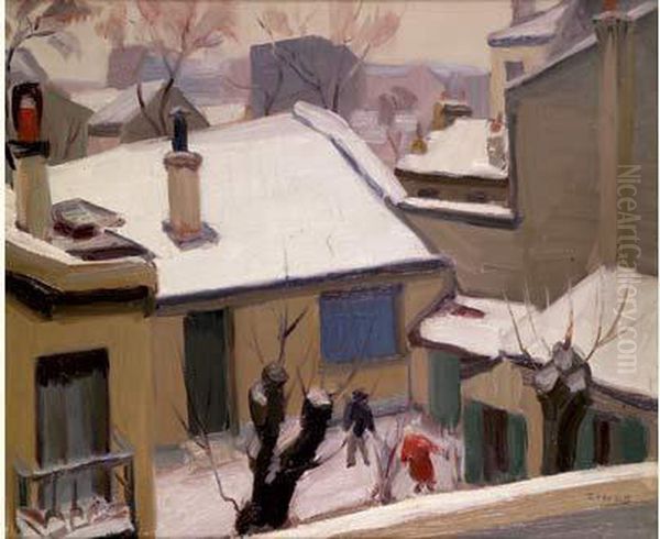 Effets De Neige, Paris, Circa 1930 - view 1