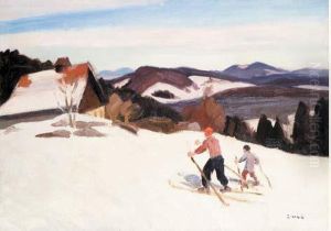 Skieurs Aux Rousses, Jura