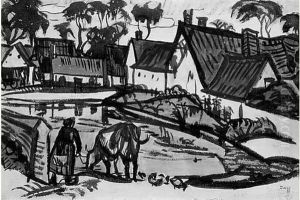 "village De Picardie "circa 1919-20. "village De Picardie "circa 1919-20.