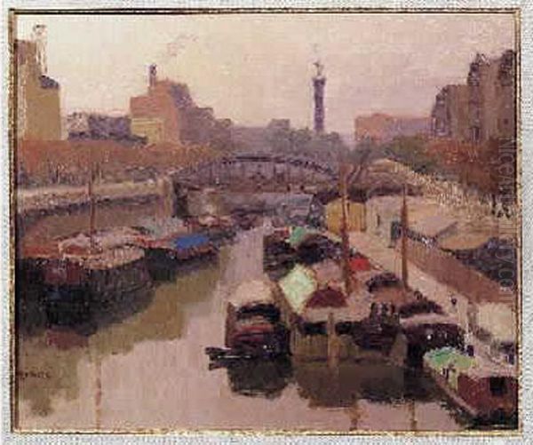 Canal Saint-martin A Paris - view 1