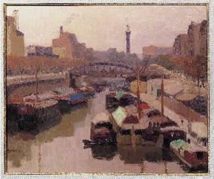 Canal Saint-martin A Paris Canal Saint-martin A Paris