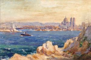 Veduta Di Istambul by Fausto Zonaro