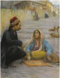 L'indovina (the Fortune Teller) by Fausto Zonaro