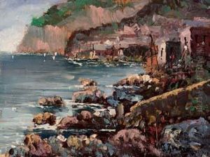 Costa Amalfitana by Fausto Zonaro