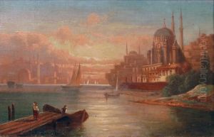 Veduta Di Costantinopoli by Fausto Zonaro