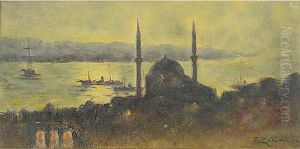 Bosforo Verso Sera by Fausto Zonaro