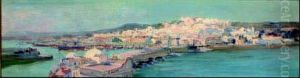 Veduta Di Istanbul by Fausto Zonaro