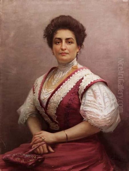 La Signora Ciappelli, Moglie Del Console Italiano A Costantinopoli - view 1