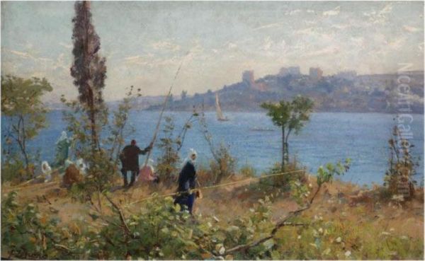 Harem Alla Pesca Sul Bosporo (harem Girls Fishing By The Bosphorus) - view 1