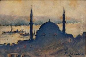 Paesaggio Orientale by Fausto Zonaro